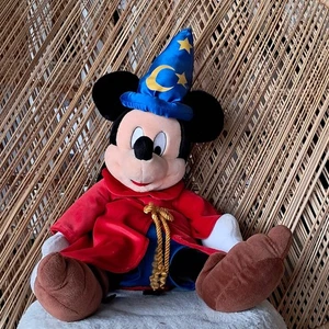 Disneyland París Mickey Mouse Hechiceros Aprendiz Peluche Juguete Mochila, 25" - Imagen 1 de 8