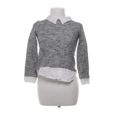 Springfield, Strickpullover, Größe: S, Grau/Weiß, Musterstrick, Damen #Bi5 - Bild 1 von 4