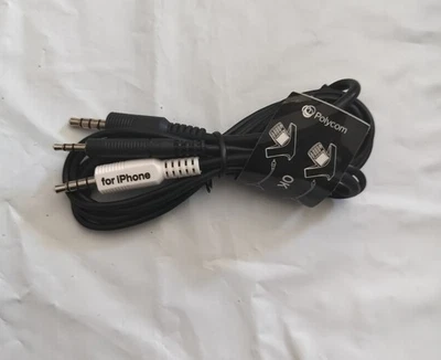 Polycom 3.5 Mobile Device Cable Designed To Connect SmartPhones iPhone New. - Image 1 of 4