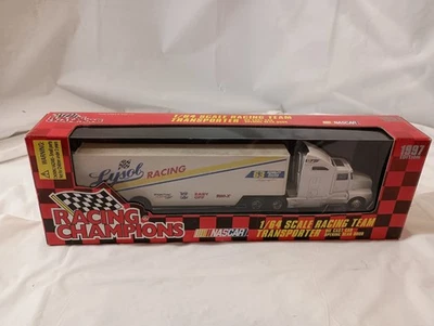 Racing Champions 1997 Edition Racing Team Transporter Lysol 1/64  - Image 1 of 4