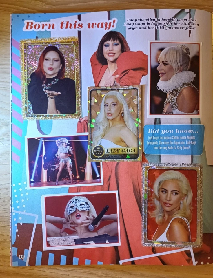 ALL LADY GAGA PANINI POP STARS 2025 (68-72/106) - Image 1 of 1