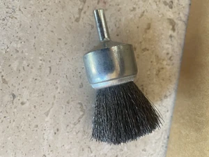 Milwaukee 1" Crimped Wire End Brush .006" Wire 1/4" Stem For Die Grinder Or Dril - Picture 1 of 4