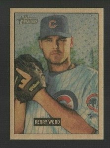 2005 Bowman Heritage Baseball Card #103 KERRY WOOD