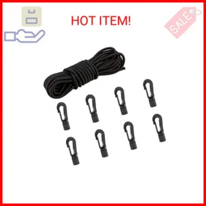 1/4" Elastic Bungee Cord Kayak Stretch String Shock Cords Rope with Bungee Shock - Picture 1 of 2