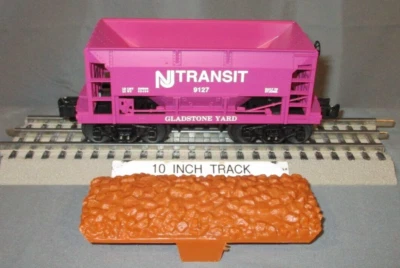 Lionel 16177 NJ Transit #9127 Purple "Gladstone Yard" Ore Car w/ "Ore" O/027ga - Image 1 of 4