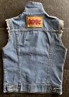 Dsquared2 S/S 2003 Dcdc 46 Iconic Grail Jeans Vest Jacket With Leather Hot