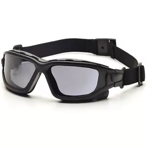 1 PR PADDED SMOKE GRAY ANTI FOG Safety Glasses ANSI Z87+ Protective Work Eyewear - Picture 1 of 4