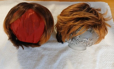 Wigs Pixie Brown Ombre Copper Side Swept Bangs Vanessa Fifth Avenue JBS Hair New - Image 1 of 4
