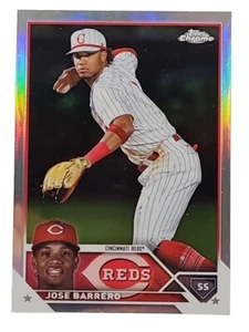 2023 Topps Chrome Update Jose Barrero Refractor Cincinnati Reds #USC54 - Picture 1 of 2