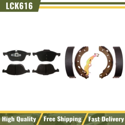 Juego de pastillas de freno delanteras traseras de cerámica zapatas de freno para Ford Focus 2012 2013 2014-2016 Foto 1 de 4