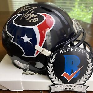 DeAndre Hopkins Autographed Signed Houston Texans Mini Helmet Beckett