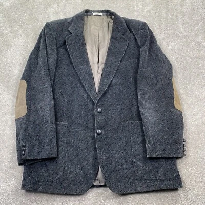 Blazer chaqueta vintage Accento tweed de un solo pecho parches en el codo para hombre talla 44 Foto 1 de 4