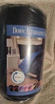 Juego de edredón alternativo de plumón 3 piezas con fundas edredón reversible para todas las estaciones Foto 1 de 4