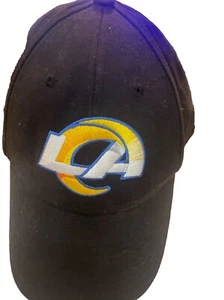 Schwarze Mütze Kappe Los Angeles Rams verstellbar - Bild 1 von 4