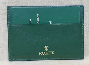 Billetera ROLEX Folleto Garantía Cronómetro Manual Submariner Daytona/ - Imagen 1 de 6