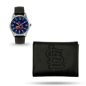 St. Louis Cardinals - Black Watch And Wallet Gift Set - MLB - Free Shipping! - Picture 1 of 6