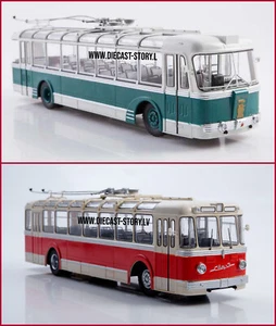 1:43 Trolleybus SVARZ TBE-S (1955) MTBES VSHV 421 (1958) Russian Modimio USSR - Picture 1 of 13