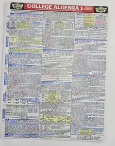 Data-Guide Quick Chart – College Algebra I: Modern Advanced Algebra – Simplified - Picture 1 of 11