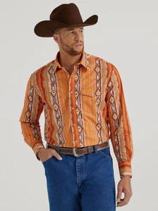 WRANGLER CHECOTAH ROSTDRUCK - HERRENHEMD - Bild 1 von 1