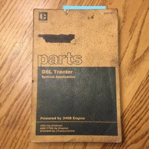 CAT Caterpillar D8L SA PARTS MANUAL BOOK CATALOG LIST TRACTOR BULLDOZER sn 4FB - Picture 1 of 3