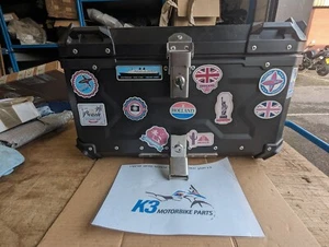 Motorbike Motorcycle 65L Aluminium Top Case Box - Picture 1 of 18