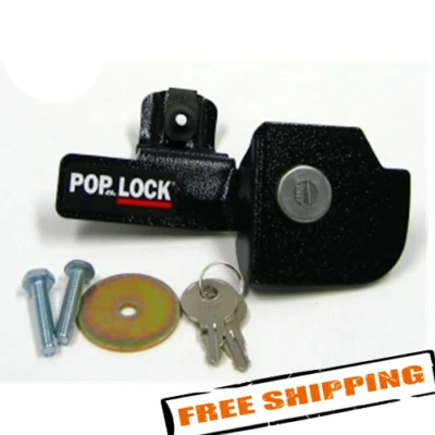Bloqueo de puerta trasera manual Pop & Lock PL1100 de acero negro para Silverado/Sierra 99-07 Foto 1 de 4
