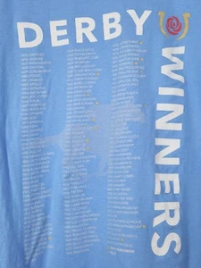 146th Kentucky Derby Churchill Downs T-Shirt Womens L 5/2/20 Derby Winners Blue - Picture 1 of 5