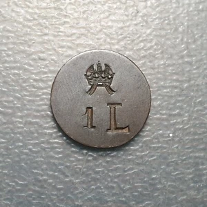 AUSTRIA PONDERAL 1 L? PROBABLEMENTE 4 GULDEN O 4 FORINT / 10 FRANKEN 2,88g 19mm - Foto 1 di 2