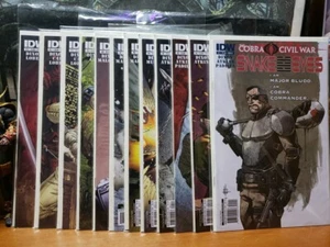 IDW COBRA COMMAND SNAKE EYES #1-12 COVER B Set VF/NM - Picture 1 of 13