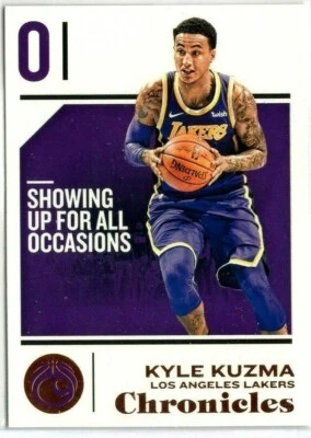 KYLE KUZMA Lakers 2018-2019 Panini CHRONICLES RETAIL BRONZE PARALLEL #63 - Image 1 of 2