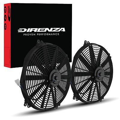 Direnza 16 Inch 12v 80w Car Engine High Flow Cooling Radiator Intercooler Fans • 89.76€