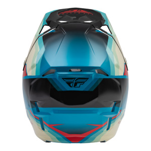 Fly 2022 Formula Rush Youth Motocross Helmet Black/Stone/Dk Teal - Large 51-52cm