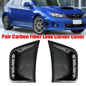 2x cubierta delantera esquina parachoques para Subaru Impreza WRX STI 2008-2014 2009 2010 2011 - Imagen 1 de 12