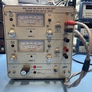 Power Designs TW347 Dual DC Power Supply Used Tested Ships Free - Picture 1 of 11