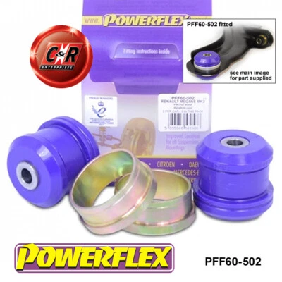 Powerflex Road Vorne Arm Hintere Buchsen für Renault Scenic II (2003-2009) - Bild 1 von 4