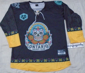 Ontario Reign Hockey Club Dia De Los Muertos Jersey Size Large Promo Adult - Picture 1 of 2
