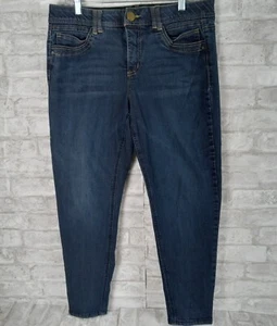 Democracy Skinny Jeans Ab Technology Womens 14 Dark Wash Stretchy Mid Rise - Picture 1 of 7