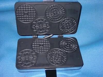 VILLAWARE QUATTRO PIZZELLE BAKER MAKER 4 MINI 5100 NS ELECTRIC NON STICK 900 W - Image 1 of 4