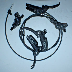 SRAM Guide Hydraulic Disc Brake Set Post Mount Black Dirt Gravel MTB USA Shipper - Picture 1 of 16