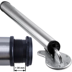 Tischbeine klappbar Stützfuß EDELSTAHL Ø 50 mm Höhenverstellbar Tischbein Modell - Bild 1 von 6