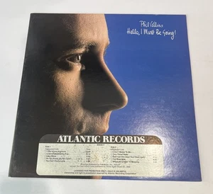 Phil Collins - Hello I Must Be Going Lp Atlantic Promo NM - Picture 1 of 3