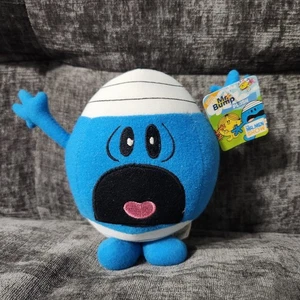 Muñeca de peluche 2008 MR BUMP 11" Men Show Nanco Cartoon Network etiqueta azul regalo grito - Imagen 1 de 3