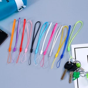100 Pcs Colorful Lanyard Anti-lost Mobile Phone Straps Hanging Rope Chain - Photo 1 sur 12