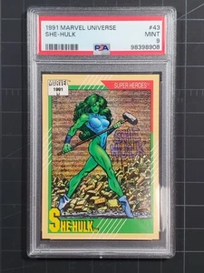 1991 Impel Marvel Universe II #43 She-Hulk PSA 9 - Bild 1 von 2