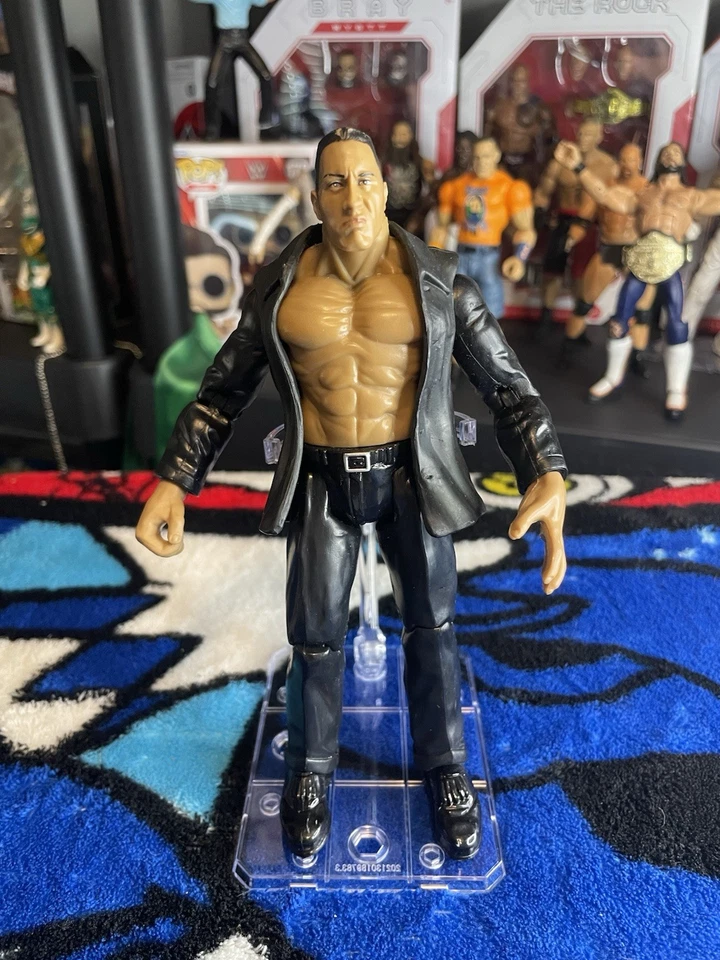 1999 Jakks Pacific The Rock Loose Action Figure With Jacket In Good Condition! - Image 1 of 4