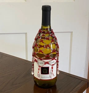 Perlen Dekoration für Wein Schnaps Öl Flasche ~ Deckel Halskette Schmuck Rock - Bild 1 von 12