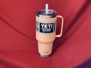 Yeti Rambler 42oz Becher mit Strohhalmdeckel LOW COUNTRY PEACH (Brandneu) - Bild 1 von 3