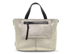 Sac à main Rebelle ARA D PL en cuir platine - Accessoires Femme - Picture 1 of 2