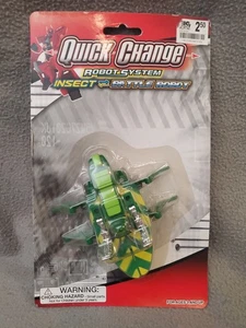 Sistema de robot transformador de cambio rápido robot de batalla de insectos RARO NUEVO MOSC - Imagen 1 de 4