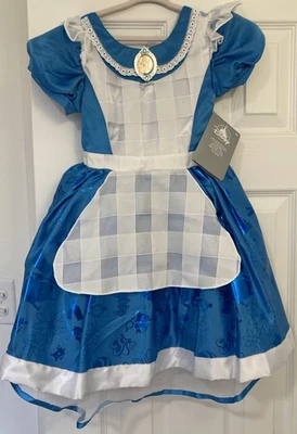 Alice In Wonderland Disney Dress Girls 5/6 Pre-owned - Photo 1/4